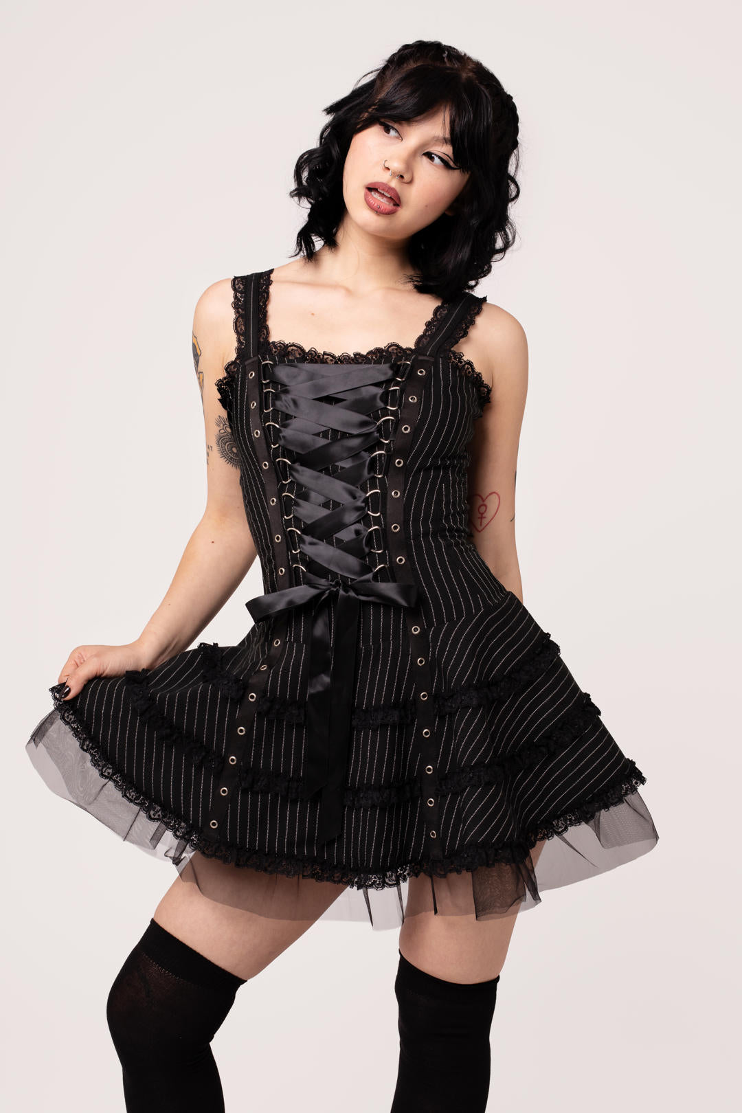 Harley Pinstripe Dress