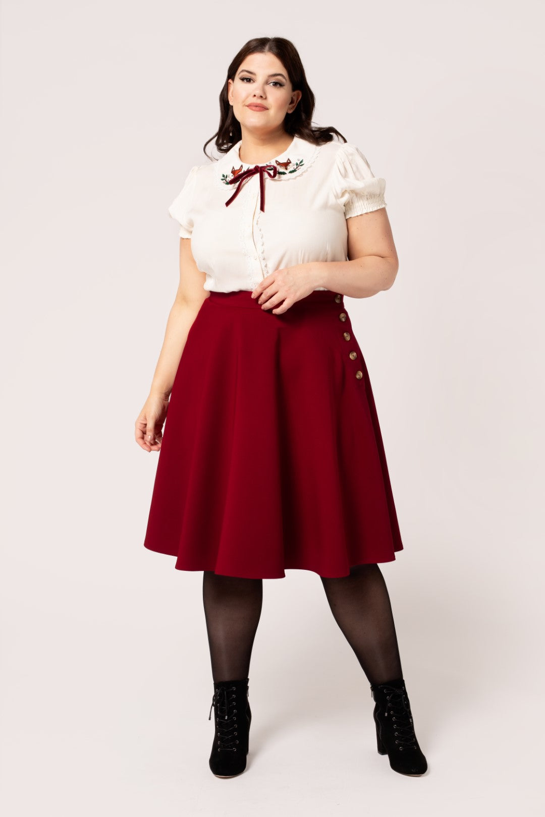 Ravenwood Skirt Dark Red