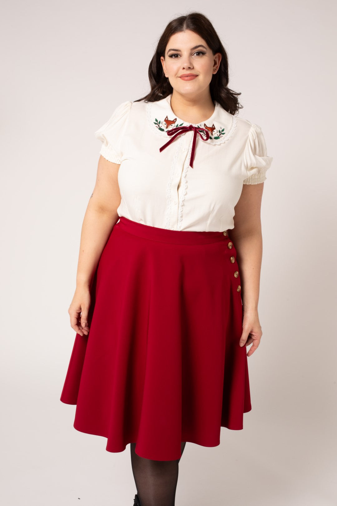 Ravenwood Skirt Dark Red