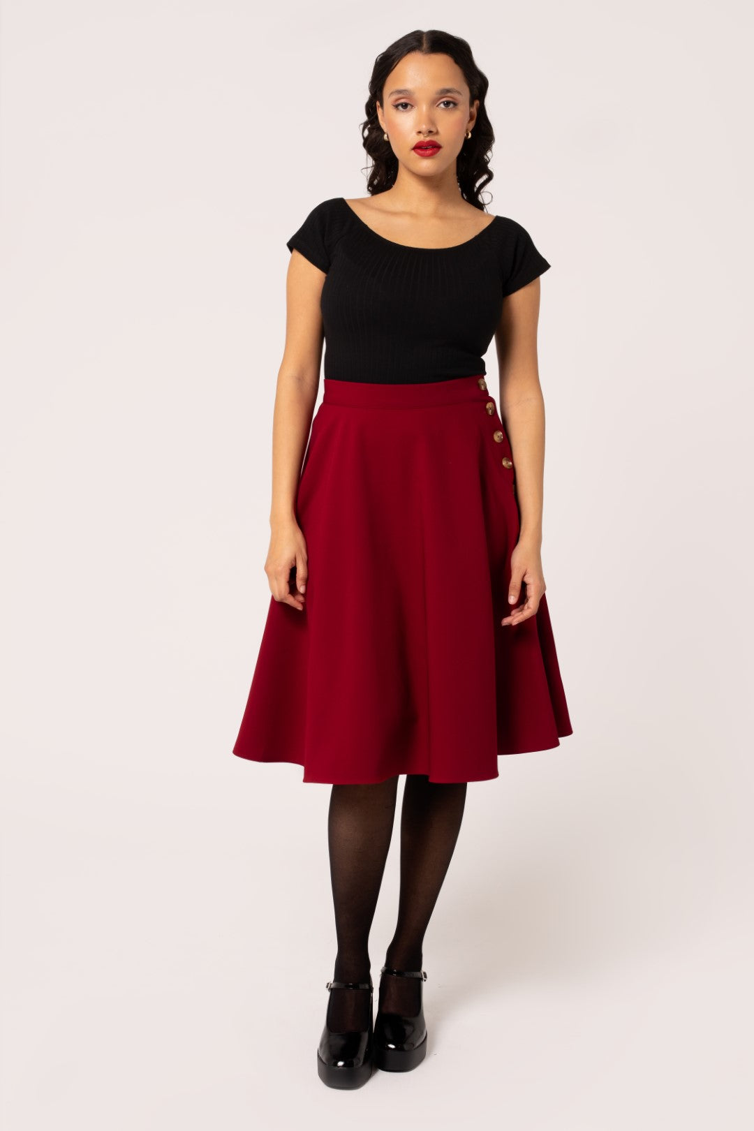 Ravenwood Skirt Dark Red