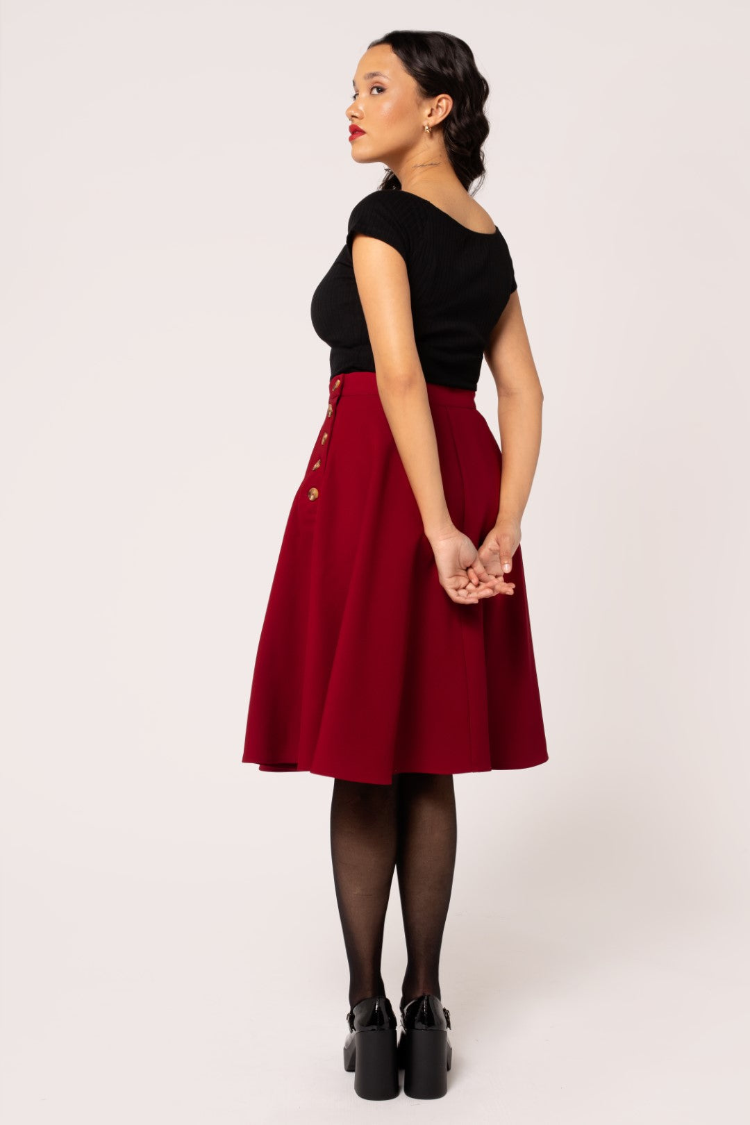 Ravenwood Skirt Dark Red