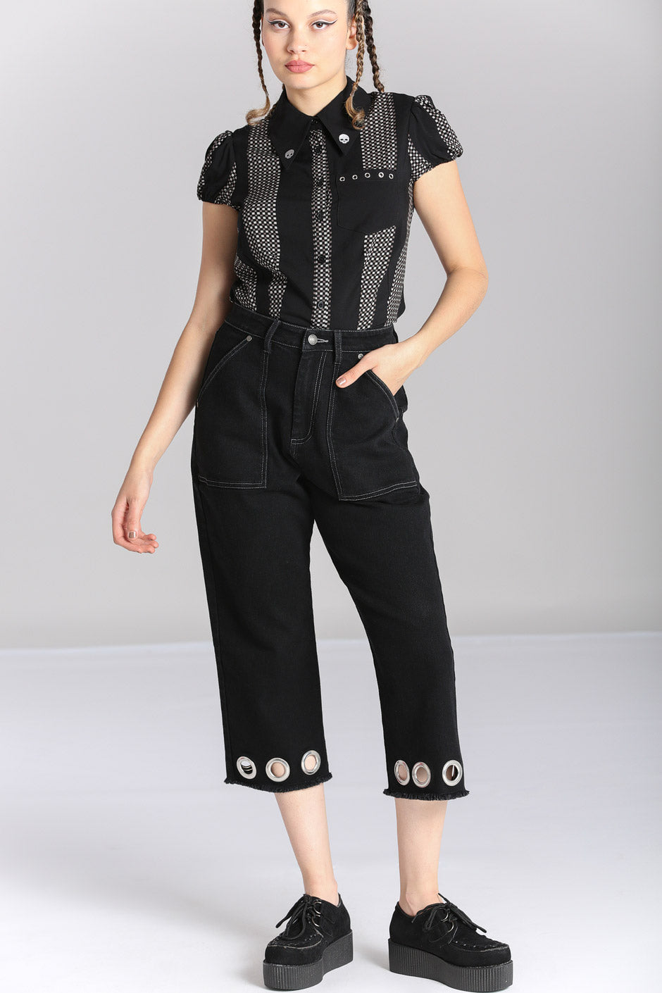 Destroya Cropped Jeans