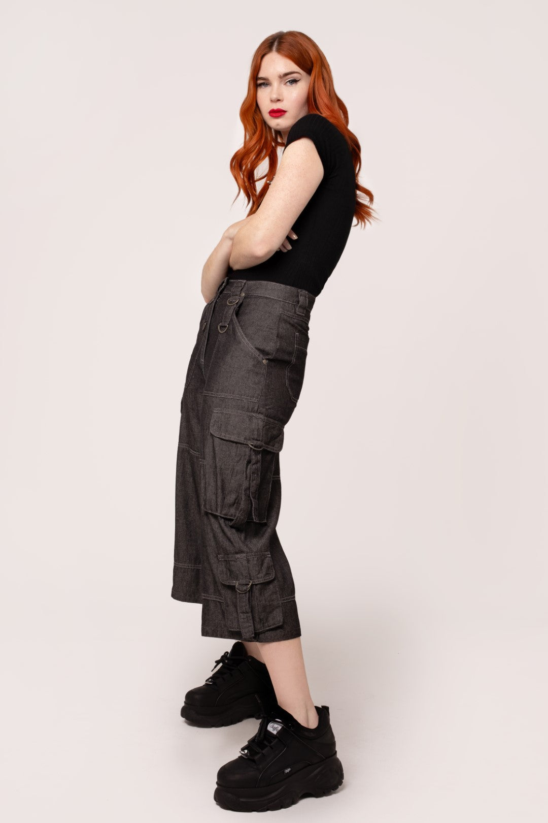 Ash Cropped Jeans