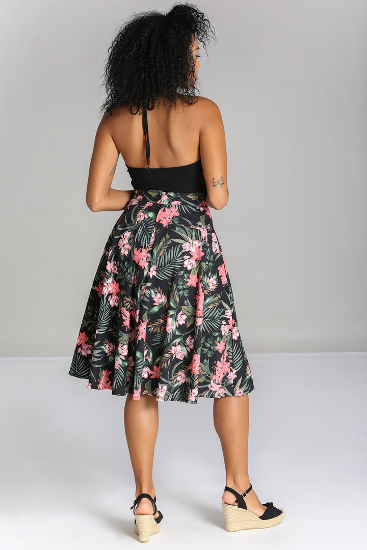Ladies Calypso Mesh Skirt (BLK) main image 0