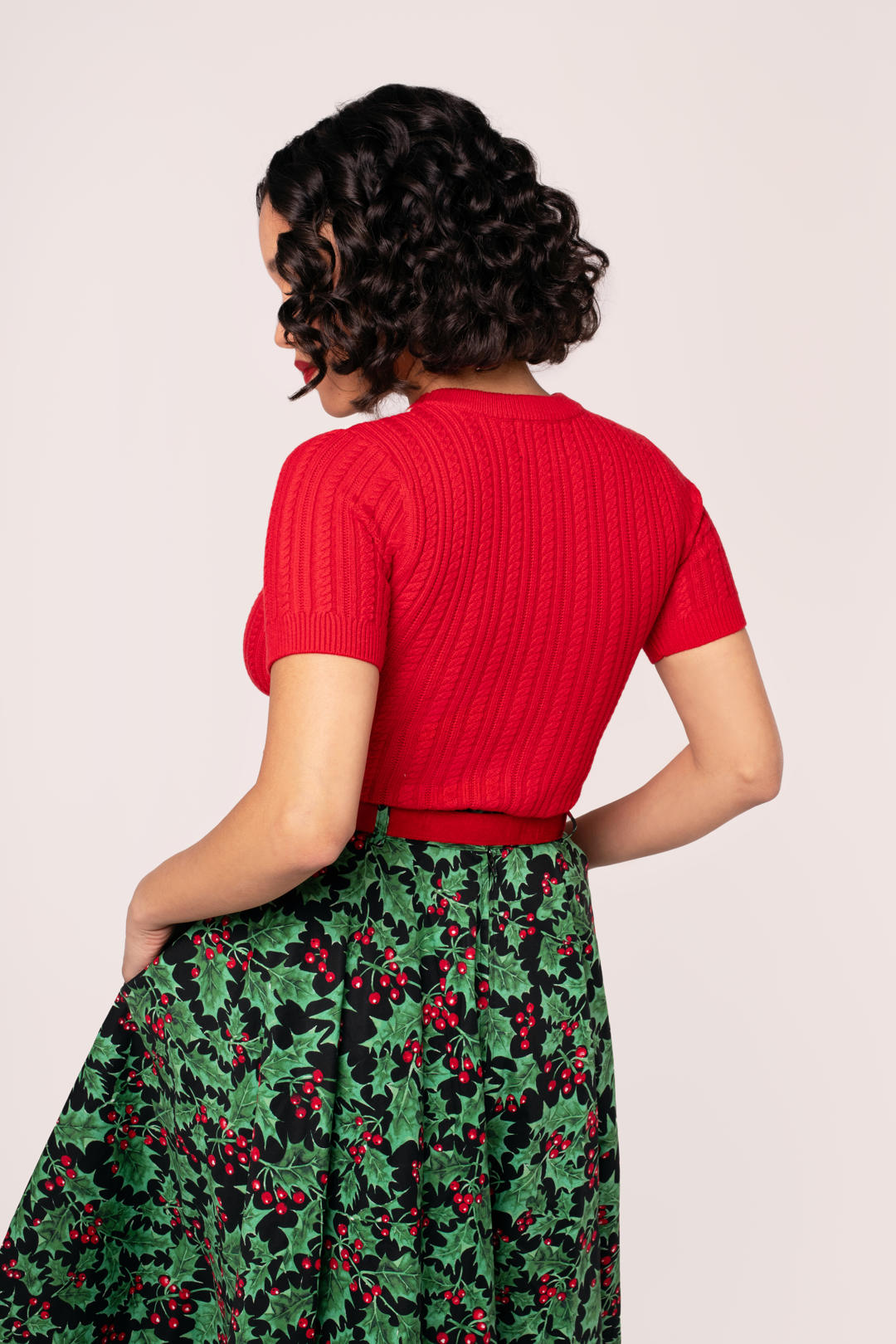Poinsettia Top