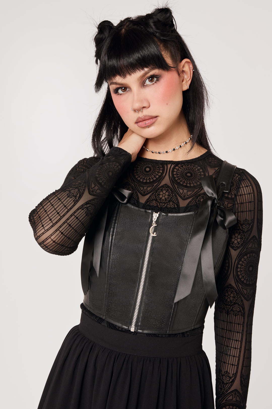Black Steel Corset