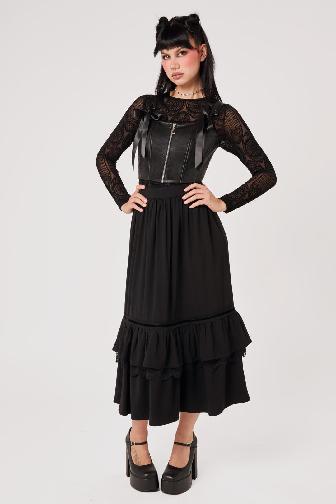 Black Steel Corset