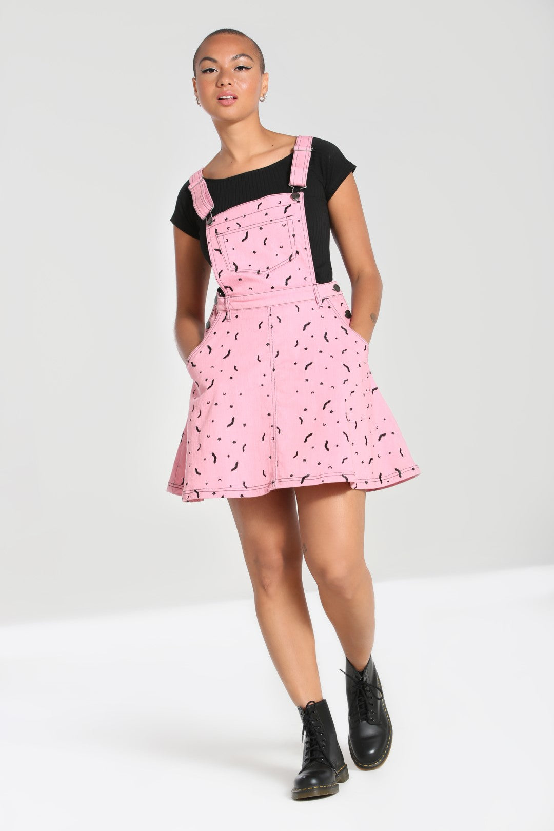 Bat Pinafore Dress