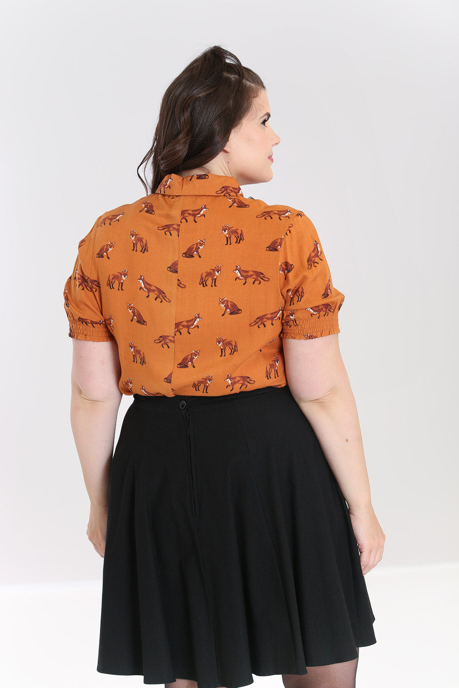 Vixey Blouse Brown