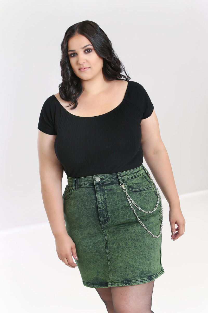 Finn Mini Skirt Green