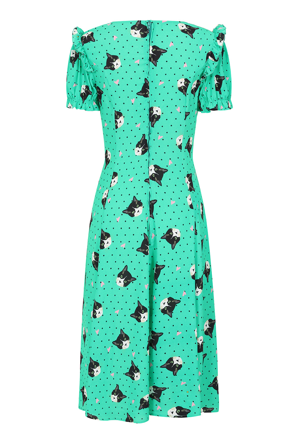 Love Cats Midi Dress