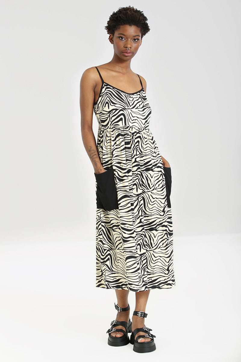 Zebra Maxi Dress