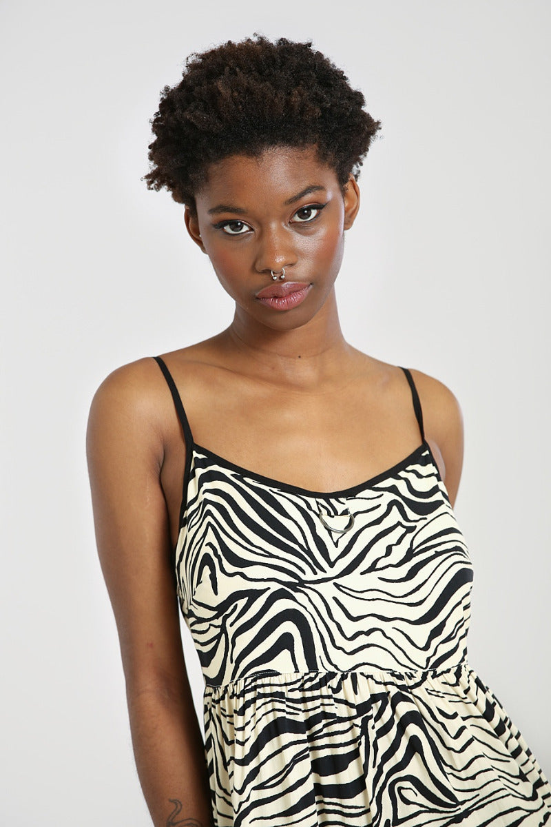 Zebra Maxi Dress