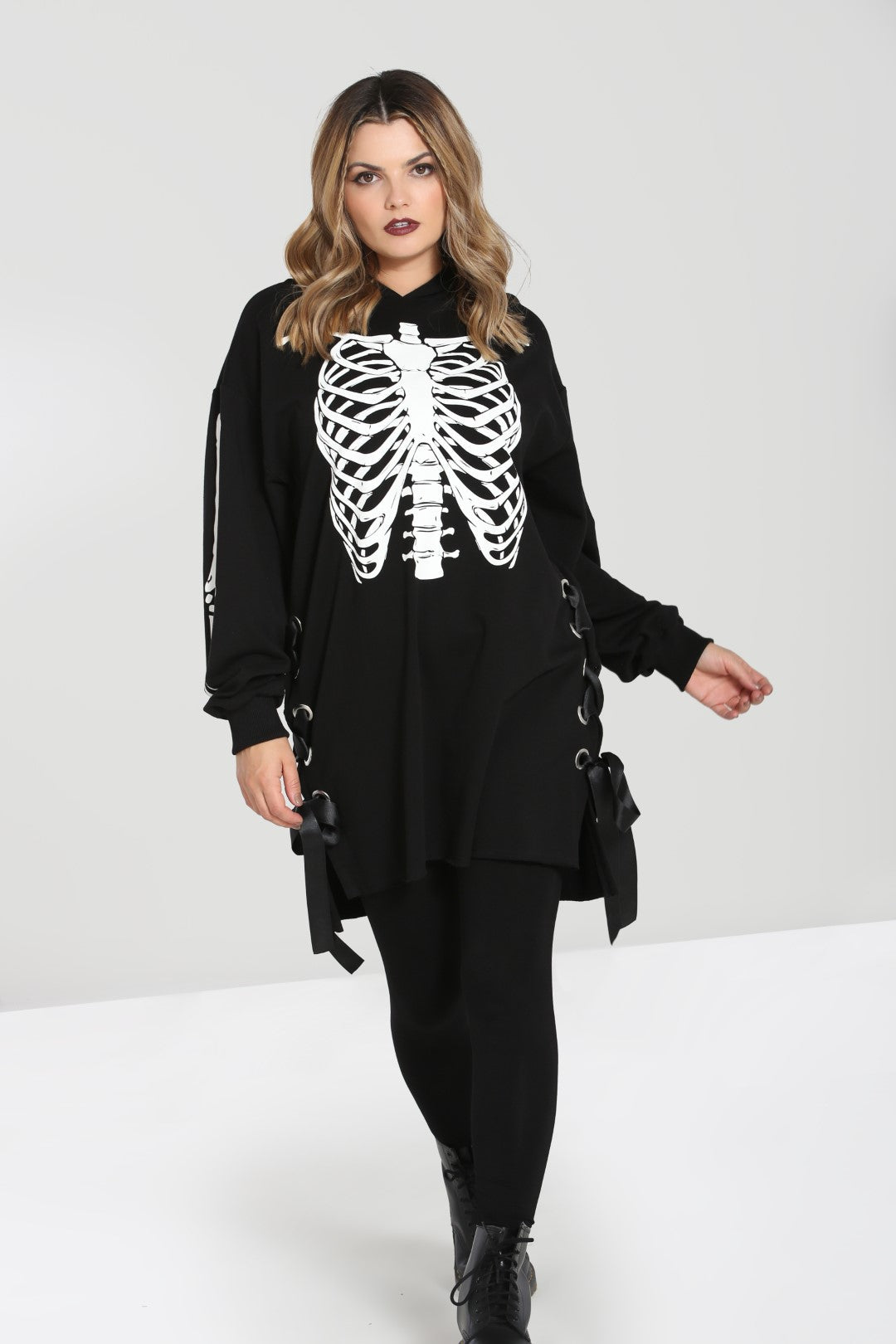 Skeleton Hoodie Dress