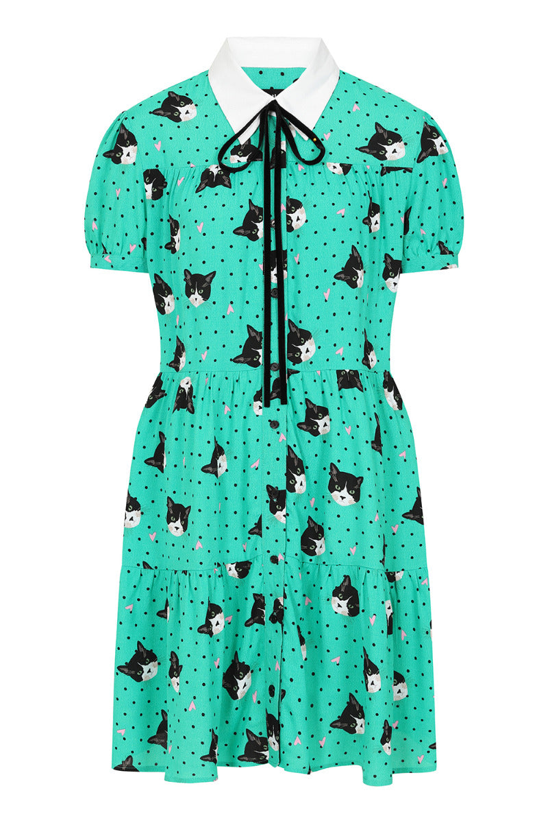 Love Cats Mini Dress