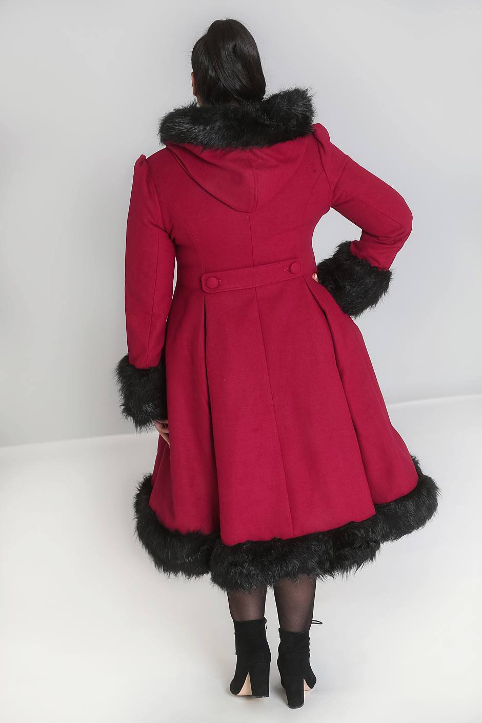 hell bunny elvira coat black