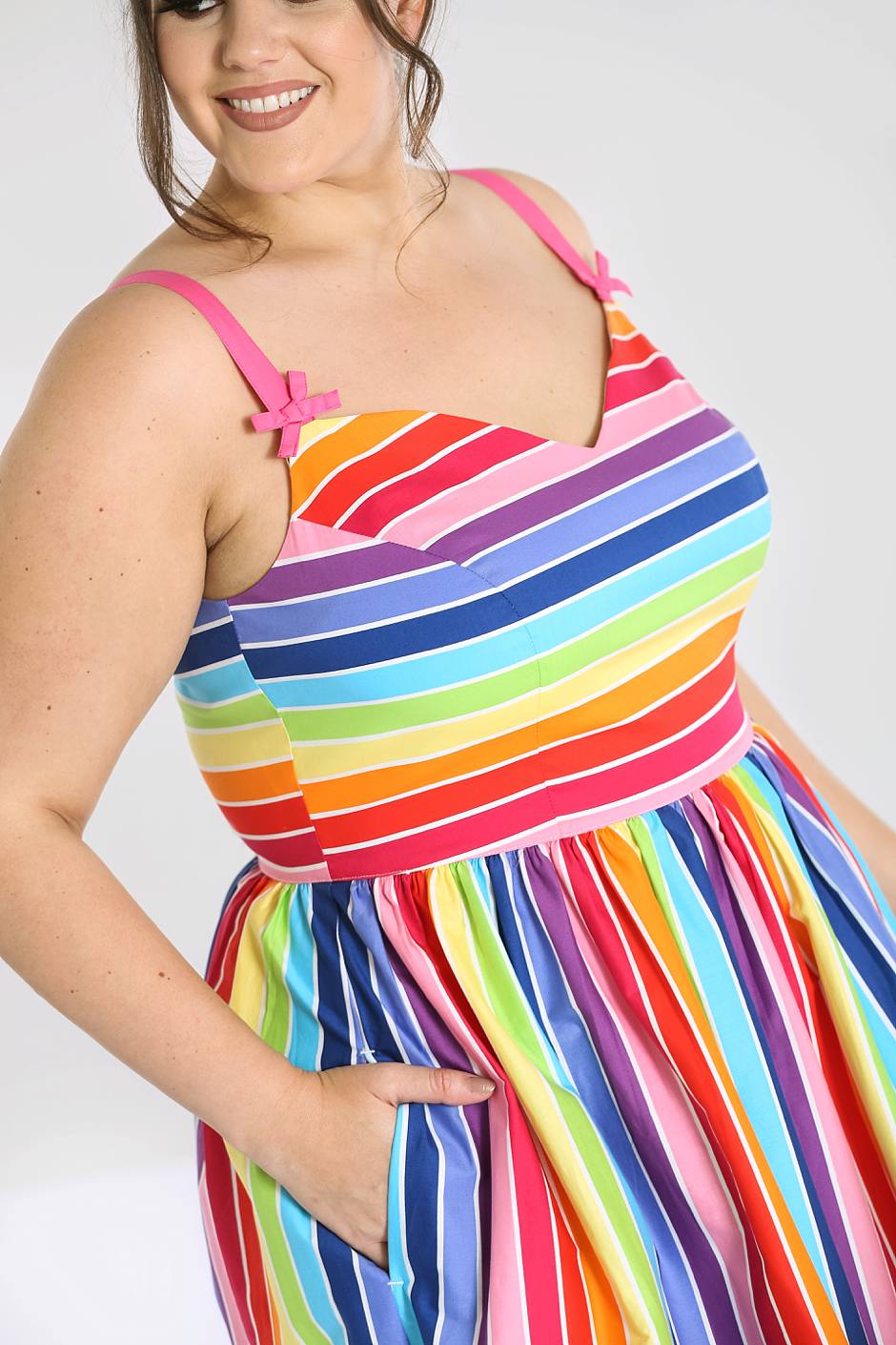 Plus size rainbow dress uk best sale